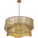 Rhine LED Natural Jute Chandelier Ceiling Light